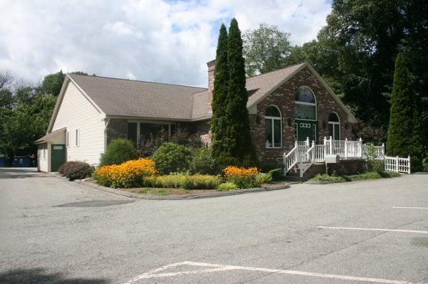 Our office at 281 Maple Street, East Longmeadow.  Plenty of free parking in a safe, quiet location.