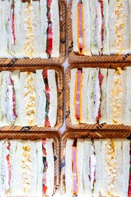 Bento sandwich sets with variety flavor options.