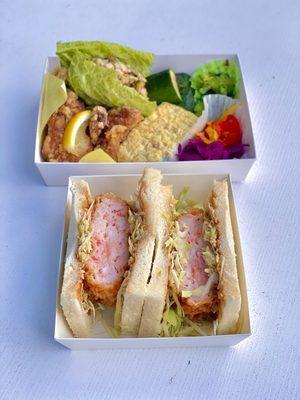 shrimp katsu sando, picnic set (04/2024)