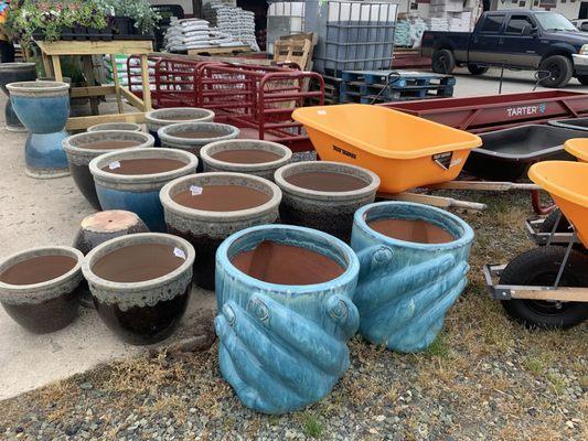 Unique selection of pots