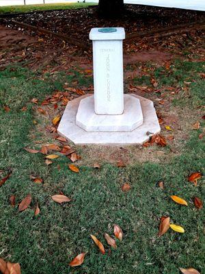 Historical monument at UPSON COUNTY COURTHOUSE in Thomaston, Georgia.