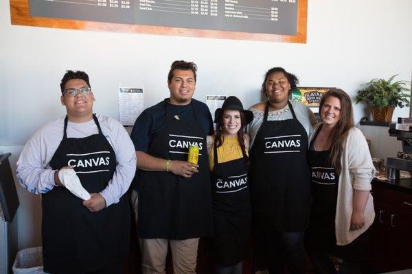 The Canvas Coffee Shop is open every Sunday!