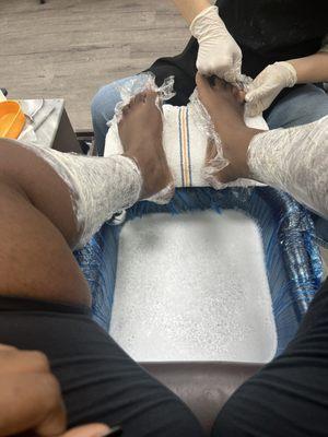 Age-defying Mandarin + Mango Pedicure