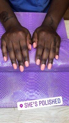 Service: Gel Polish Soak Off + Gel Manicure on 
Natural Nails