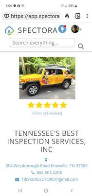 Tennessee's Best Inspection Service