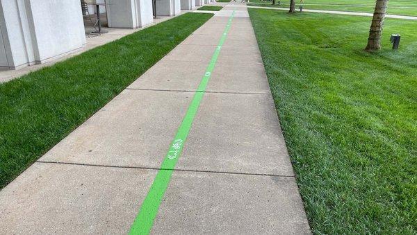 Line Striping Project for Carnegie Mellon University in Pittsburgh, PA