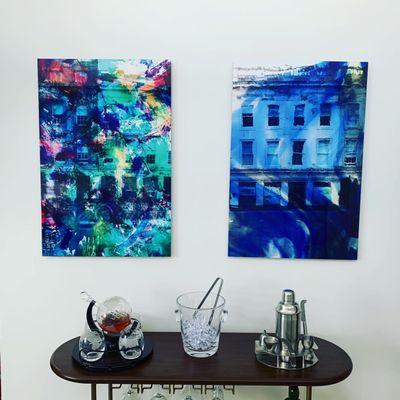 Metal Prints in a clients home