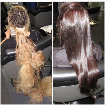 Dramatic Hair Extension Transformation By Roseli Simonetti