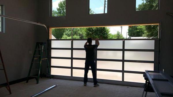 Installing new garage doors