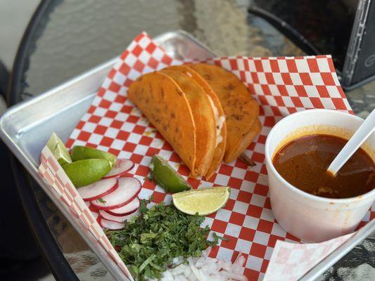 Birria Tacos Combo - Fabulous!!!