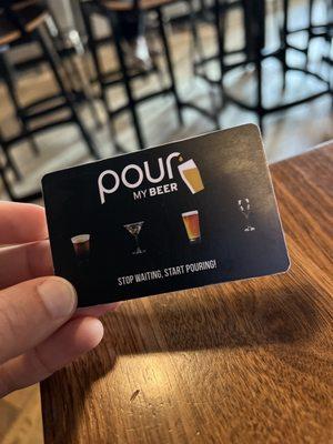 Tap card