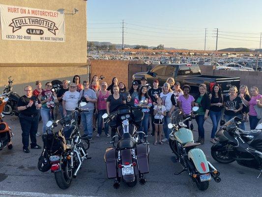 Ladies Garage nite sponsored by Full Throttle Law