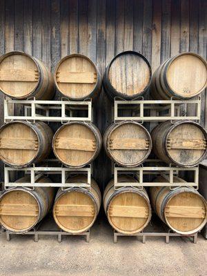 Wine barrels