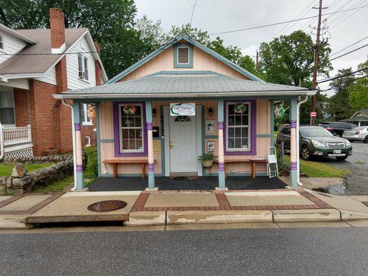 The front of our building - only two doors down from Smile Herb Shop