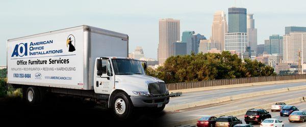 Large Office Installations Truck