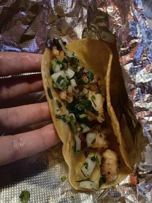 Shrimp tacos