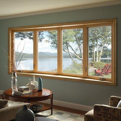 Sigiture Elite Series. 
 Woodgrain interior
 Bow Window with Casements.
 All New Casings Installed.