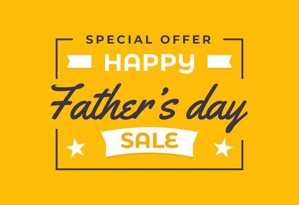 Come in for our exclusive fathers day sale! We are slashing prices up to 25% off in stock inventory.