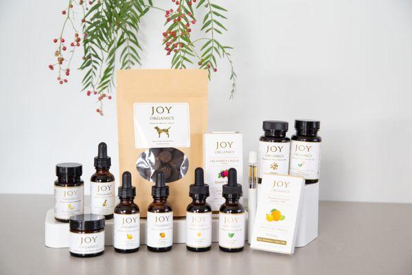 Our complete line of Organic CBD products