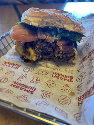 DOUBLE BACON SMASH BURGER