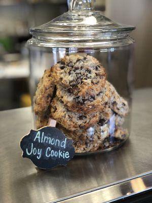 Almond Joy Cookies on a Saturday afternoon is a delight!