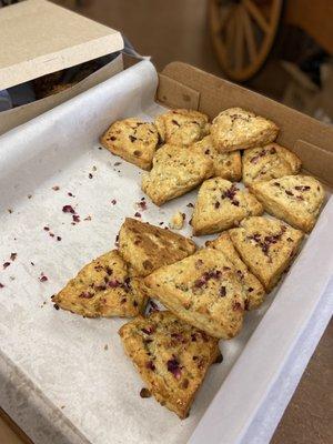 Scones with seasonal ingredients!