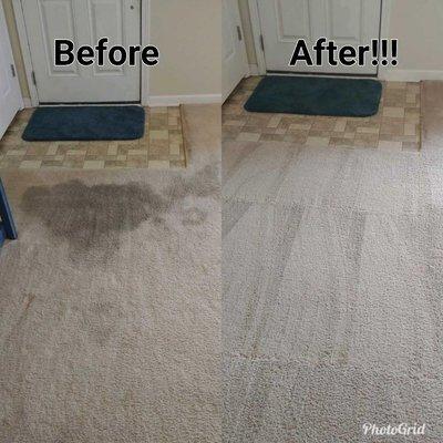 A good before and after!