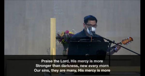 His mercy is more, online worship