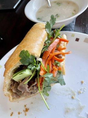 Pork bahn mi