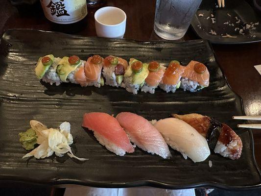 614. Jalapeno Popper and assorted nigiri