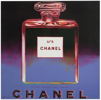 Andy Warhol, Chanel (Ads portfolio), sold for $123,750