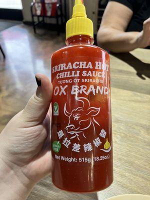 Try this sriracha sauce on your pizza! You will not be disappointed!!