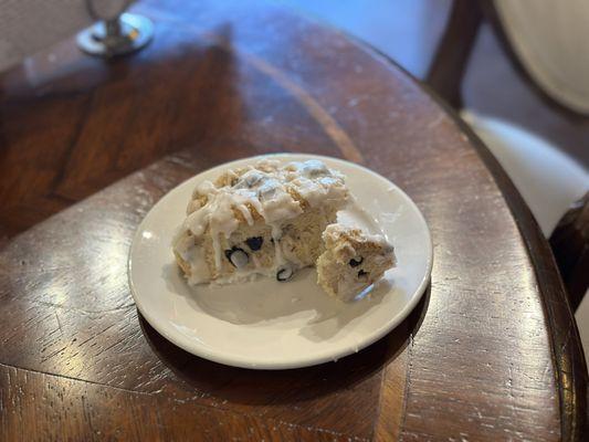 Lemon blueberry scone