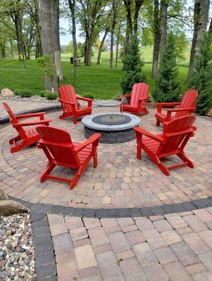 Restored deck chairs