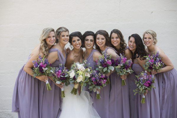 Especially obsessed with my bridesmaids' bouquets!