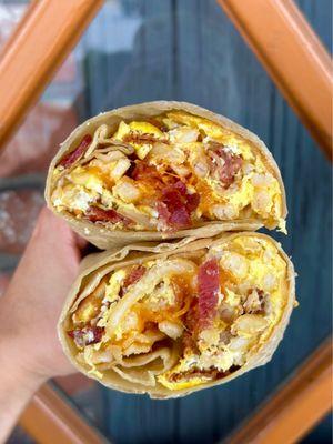 Bacon Breakfast Burrito