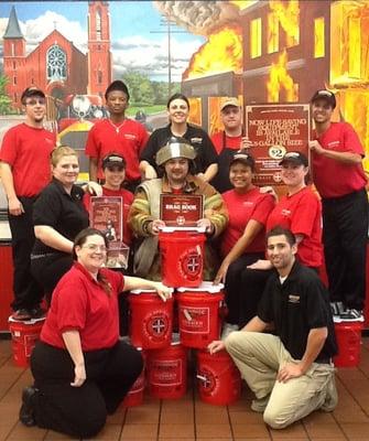 The best General Manager and crew in the Firehouse Subs system !!!  Yay Candra !!