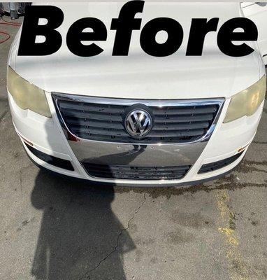 Headlight restoration,