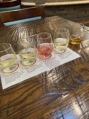 The Middle tasting flight