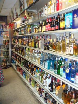 Wide selection of liquors...and there still more!