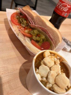 The Italian Sandwich Lentil Soup