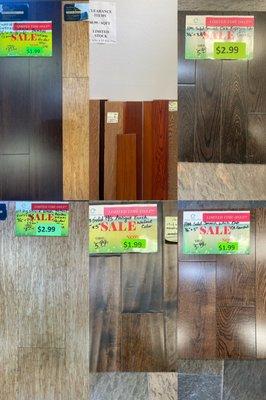 HARDWOOD FLOORING WAREHOUSE DUMPING SALE