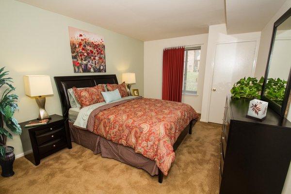 Lovely bedroom in a one bedroom apartment