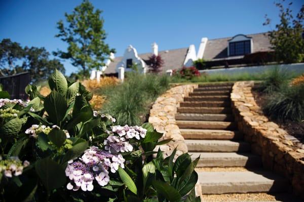 Rock wall and Stair install