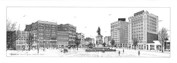 Monument Square by William Harrison