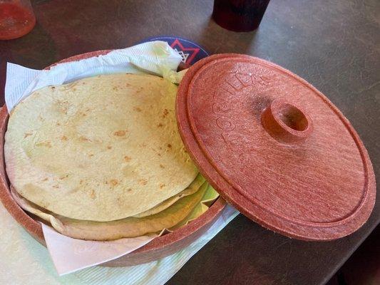 Home made flour tortillas!