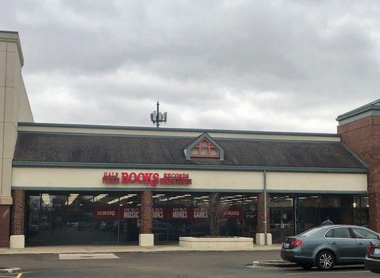 Strip mall storefront.