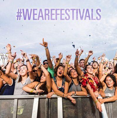 #wearefestivals