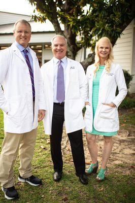 With more than 55 years of combined experience, Dr. Peter Butler, Dr. Jocelyn Leveque, and Dr. Nathan Patterson are known as gifted surgeons