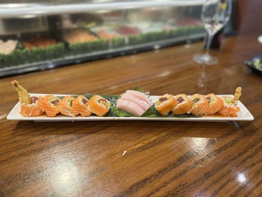 Summer roll with yellowtail